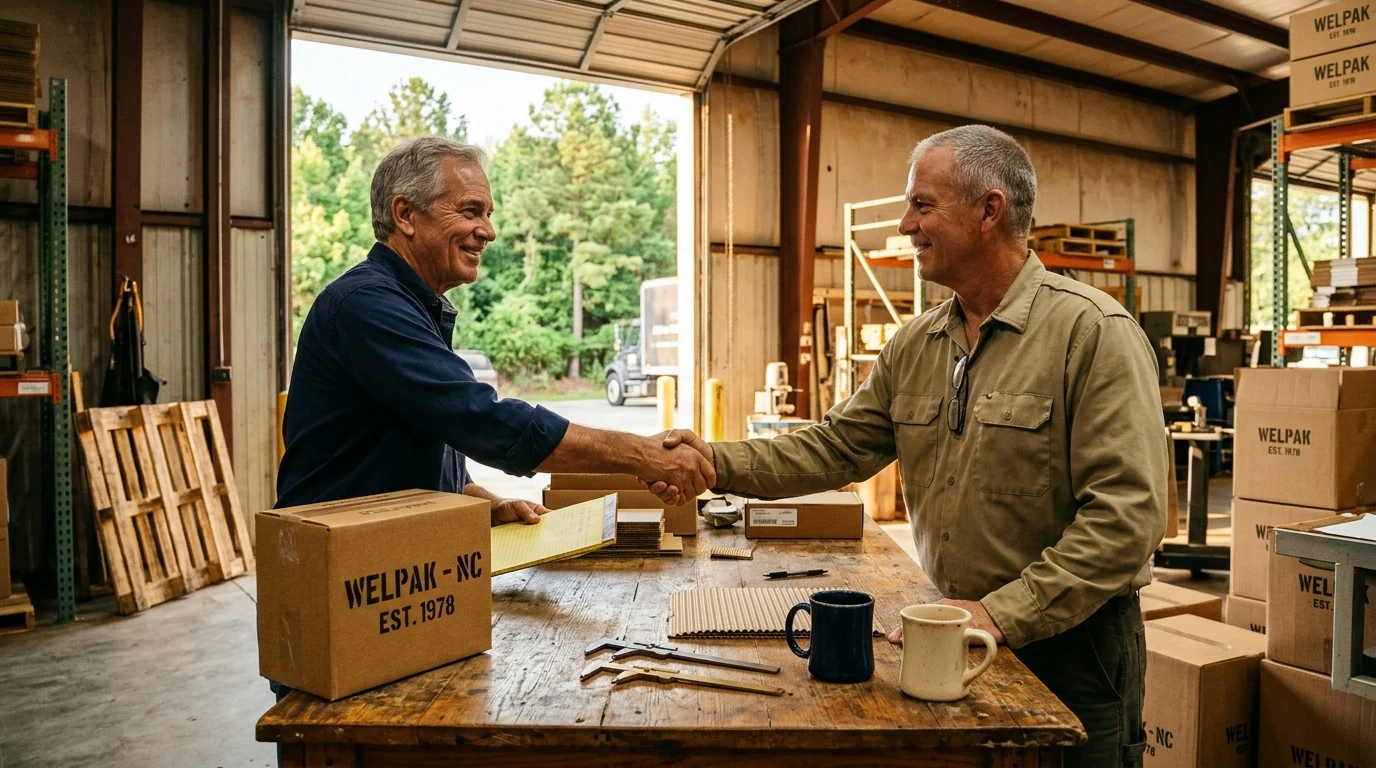 Welpak Handshake at the Loading Dock