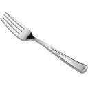 Silver Visions 7 1/4" Classic Heavy Weight Silver Plastic Fork - 600/Case