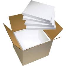 1/2" x 12" x 12" EPS Foam Sheets 1.0 Density. Boxed