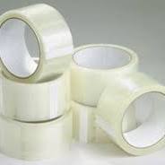 #615 Primetac 2" x 110 Yds Clear Hand Grade Box Sealing Tape. 36 Rolls'Case