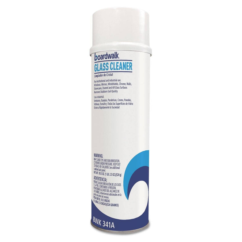 Glass Cleaner, Sweet Scent, 18.5 oz. Aerosol Can, 12/Carton - Non-Ammoniated