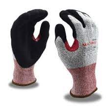 #3731LG Cordova Gloves. Threshold 13-Gauge, Gray HPPE/Steel/Glass Fiber Shell, Gray Polyurethane Palm Coating, ANSI Cut Level A5