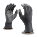 Machine Knit PU Coated 13 Ga. Gray Nylon Gray PU  LARGE