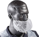 BN/10 Beard Covers Nylon. Latex-Free White. 1000/Case
