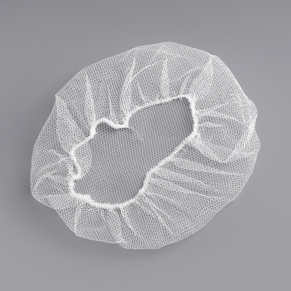 21" White Nylon Hair Nets, 1000/Case