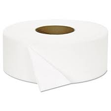 2 ply Jumbo Roll Tissue  700' 2.5" Core  12/CS