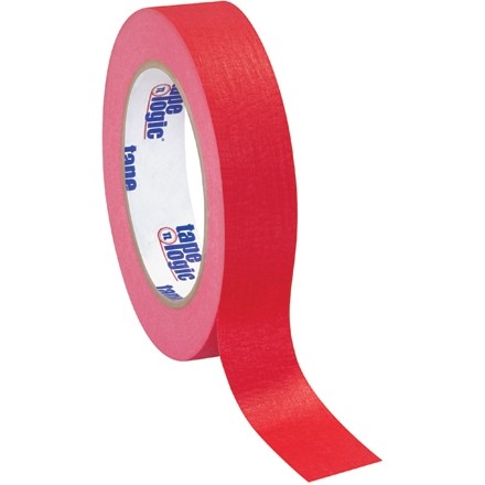 1/2" x 60 Yds Red Masking Tape. 72 Rls/Case. 114XC06RCI