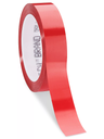 3" x 72 Yds Red 1 Mil PET,Film w/1 Mil Acrylic  Adhesive.16Rls/Case