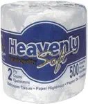 4.1 x 3.5  2 ply 500 sheet  Sofidel Heavenly Soft  96RL/CS  Label # 410001