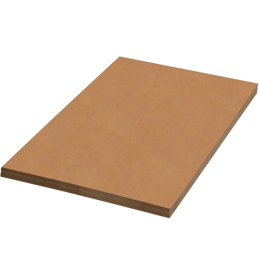 40" x 48" Corrugated Sheets. 200#/32 ECT-C Kraft Plain. 250/unit