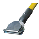 Quick Change Yellow Fiberglass Handle For Dust Mop, w/ Attached Clip. HQC160F