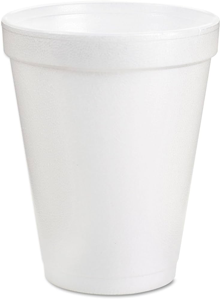 #6J6, 6OZ FOAM SPACESAVER CUP 1000/CASE, LID 6JL