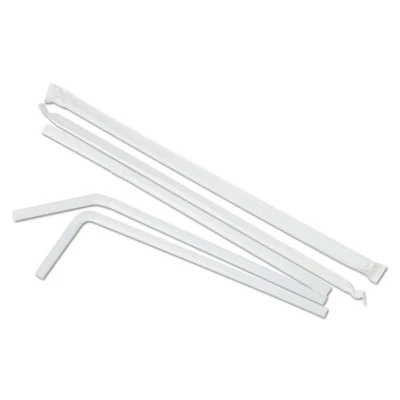 7.75 Wrapped Flex Straws. 24/500