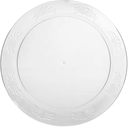 6" Clear Pl Plate  10/180 Designerware Clear
