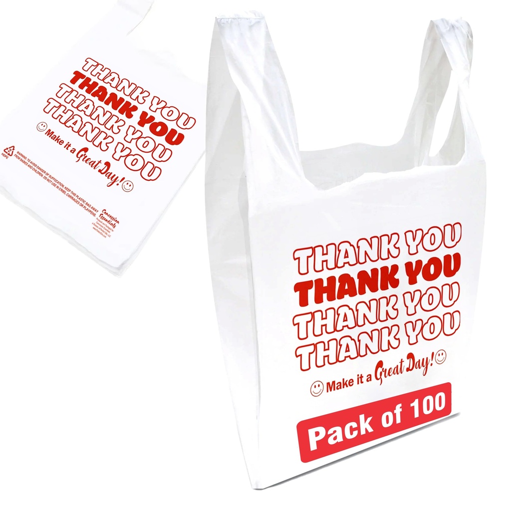 Thank You Bag 11.5" x 21", 12 Mic, 850/Case