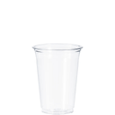 16oz Tall Ribbed Translucent Cup, Lid - 16BL, 1000/Case
