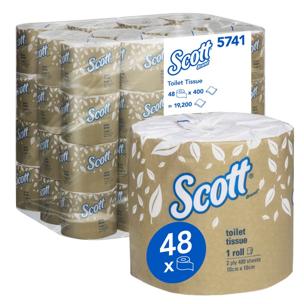 Scott 2-Ply Toilet Tissue 80 Roll/Case