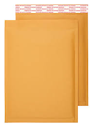 #5 Self-Sealing Bubble Mailers, 10-1/2 x 15-1/8, Kraft Plain. 100/Case. OD 277947