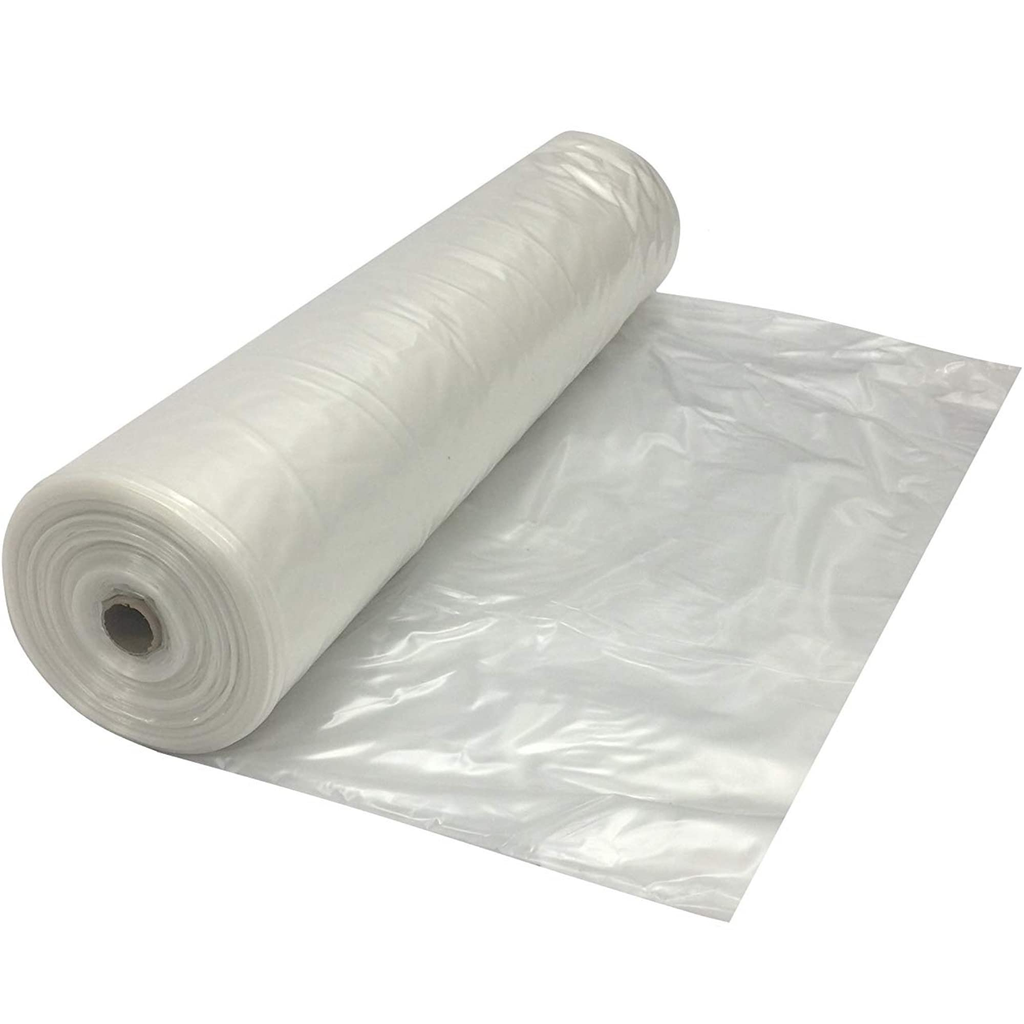 3' x 100' 4 Mil Clear SWS Boxed Poly Sheeting