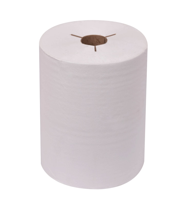 #8621400 Y-Notch  EcoSoft 8" x 425' White HWRT. 12 Rolls/Case. Fits Dispenser #774828