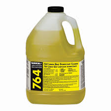 170700 Waxie 764 Lemon Quat Disinfectant Cleaner, 3 Liters, 4-3L/Case