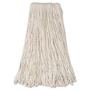 Star 4-Ply Economical Cotton Mop Head Large 24oz. Cut End. Disposable. -1/4" Headband 12/Case. SO24#32
