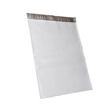 #8 Poly Mailers 24 x 24 White 2.5 Mil. 200/Case.