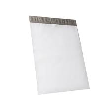 #4 Poly Mailers 12 x 15.5 White 2.5 Mil. 500/Case.