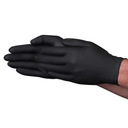 Large 7 Mil Black Nitrile Glove Exam Powder Free. 10 Boxes/Case. 100/Box