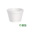 Dart 4J6 4 oz. White Foam Food Container - 1000/Case, #3014J6
