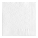 Choice 16" x 16" WrapNap White, 1/4 Fold 2-Ply Dinner Napkin, 3000/Case