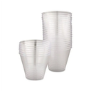 Comet Smooth Wall Tumblers, 9 oz, Clear, Squat, 25/Pack, 20 Packs/Carton