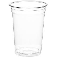 10oz Clear PET Cup, 1000/Case, Lid DL810 VL810, RD-V1640CC-10