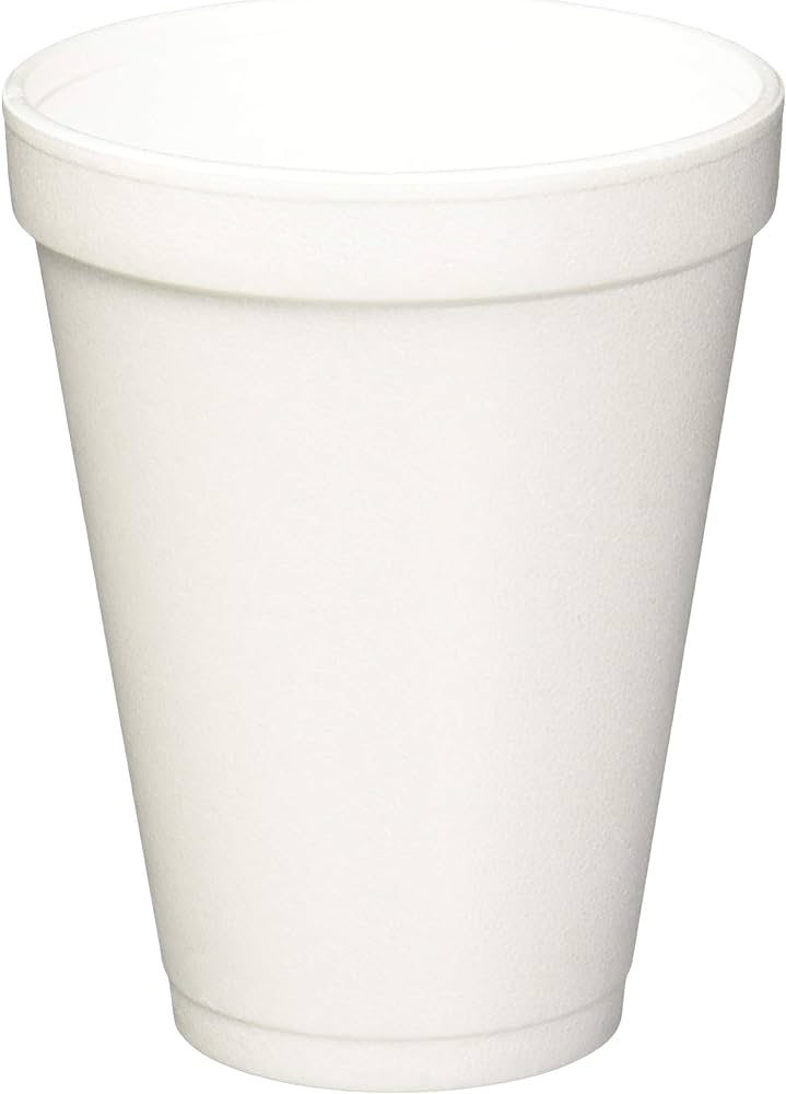 12J12 12oz Foam Cups, Hot / Cold