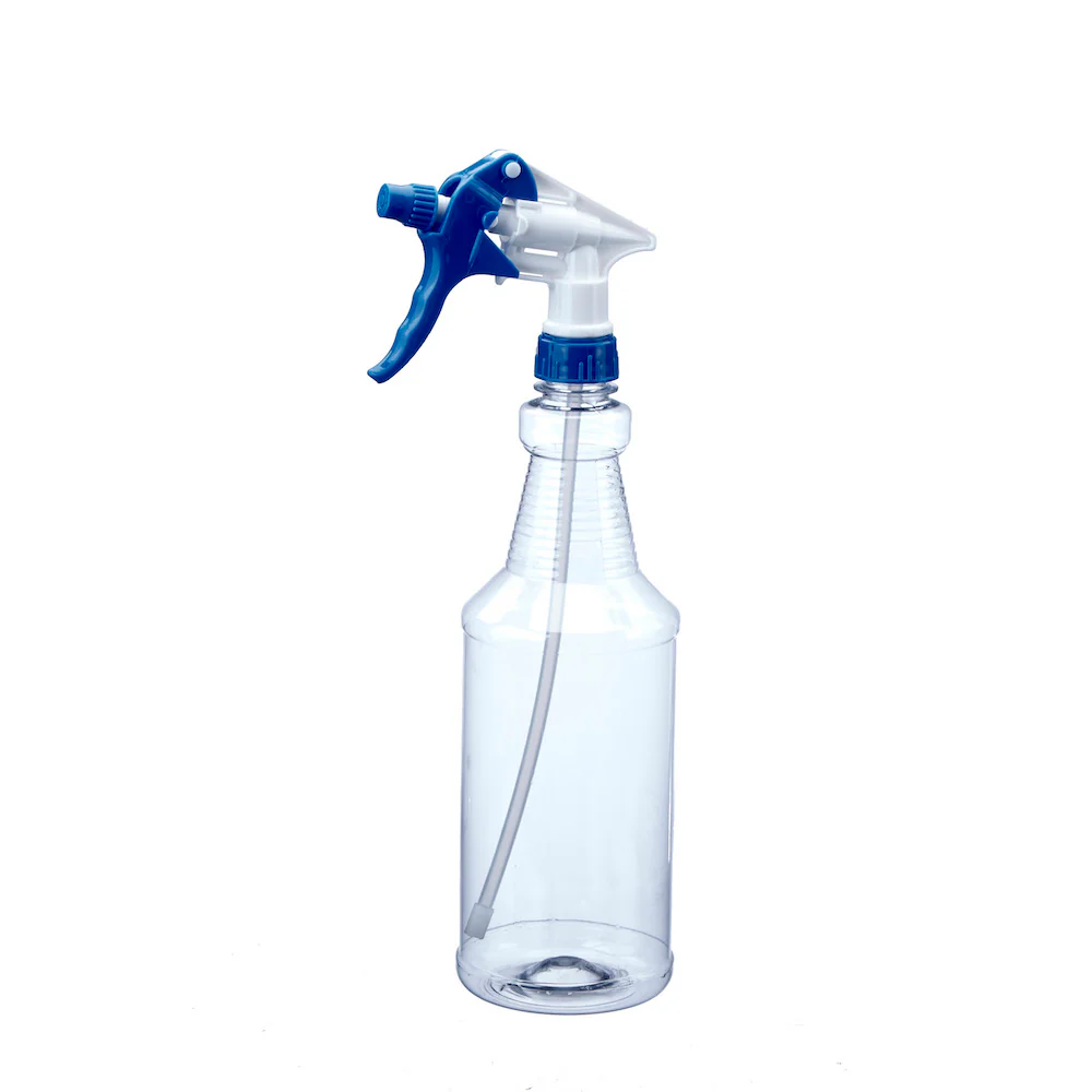 32 oz Spray Bottles. Clear (84 packed per case) trigger spray