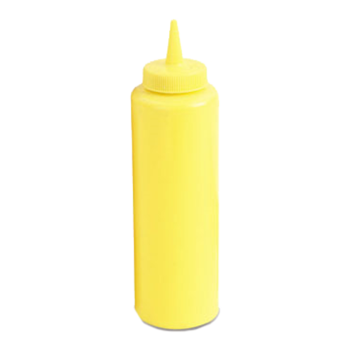 12-ounce Slim-Profile Squeeze Dispenser in Yellow