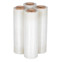 405MM (16") x 450M (1476') x 14 Mic. Hand Grade Stretch Film. 4 Rolls/Case, 48 Cse/Pallet