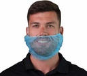 VG B12N29, Polypropylene Blue Beard Covers, 10 boxes / 100, 1000/Case, 18"