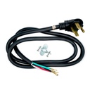Dryer Cord 4 Wire 5' 30 Amp, Closed Eyelet, 20 Per Case, #WX09X10019