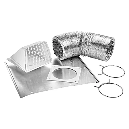 Vent Kit Alum 8' UL With Clamps, UL 2158 W 2 Spring Clamps Bagged, 12 Per Case