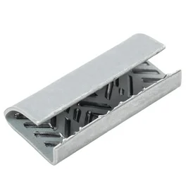5/8" x 1-1/4" Open Serrated Seals for Polyester Strapping. 1000/Case