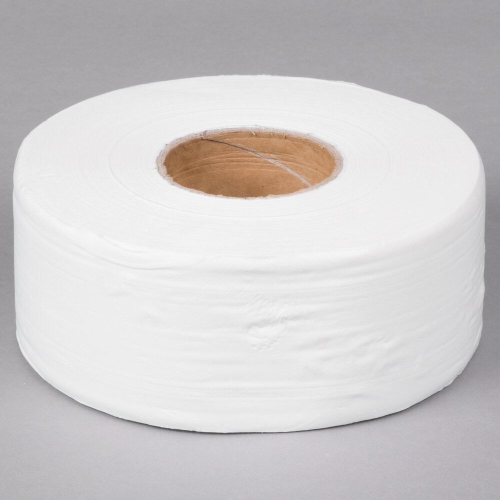 Lavex 2-Ply 720' Universal Jumbo Toilet Paper Roll with 9" Diameter - 12/Case