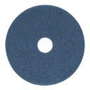 Standard Polishing Floor Pads, 17" Diameter, White, 5/Carton