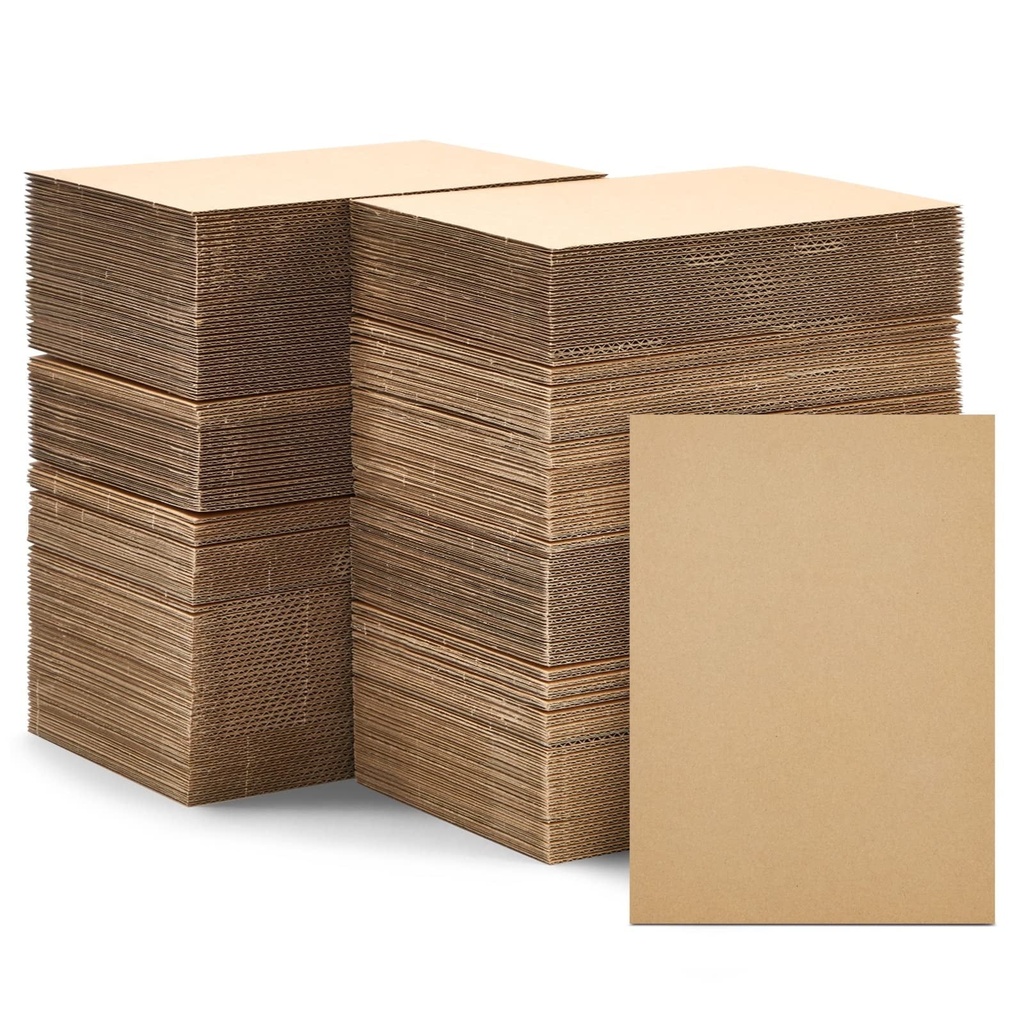 48" x 96" x 32 ECT-C Plain Kraft Corrugated Pads. 250/Unit