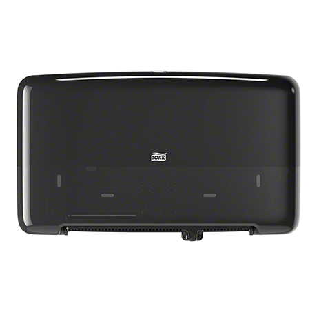 #5555290 TORK TWIN MINI JUMBO BATH TISSUE DISPENSER BLACK, SEPG# 856165