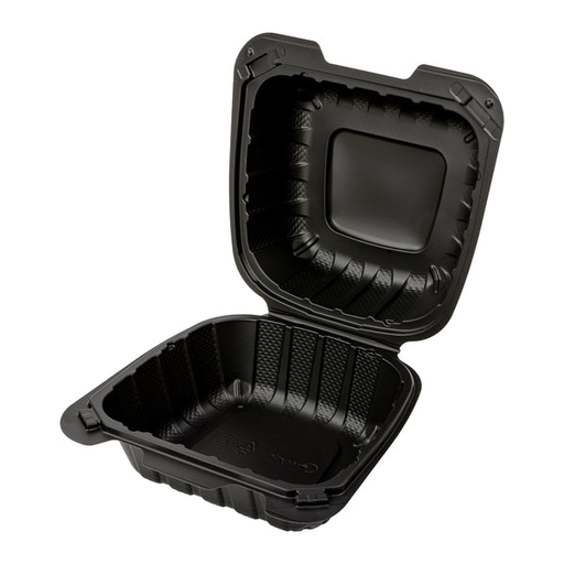[TCL 6.5 Inch Clamshell 200CT] 6.5" Clamshell Resealable Microsafe Container, 200/Case