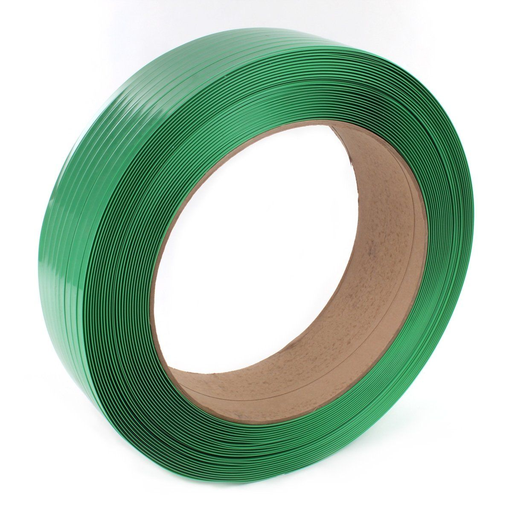 [APX PET58030WG] 5/8" x 4600' x .030 Polyester Starpping Green. 16" x 6" Core Size. 28 Coils/Pallet. 48.1 lbs/Coil. APX PET58030WG