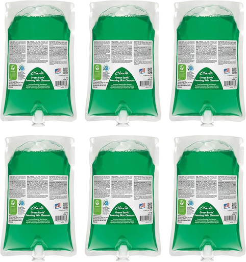 [BET 78129-00] (USE NEW NO. "SCHS03 - SEPG 38006003" " Betco Clario Green Earth Foaming Skin Cleanser 6/1000mL/Cse