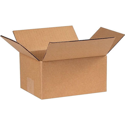[BP 864] 8 x 6 x 4 (32 ECT) RSC Box Single Wall Kraft Plain, 25/Bdl