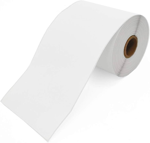 [CB 43600TCONT-2EL] 4.35" x 600' Continuous Label with 1/16" Strip Out Both Sides. 4 Rolls/Case